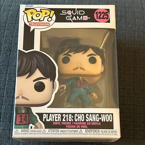 Funko Pop! Squid Game Player 218 Cho Sang-Woo Figure